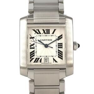 Cartier Tank Française LM W51002Q3 Stainless Steel Automatic